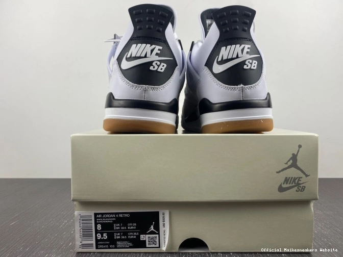 Official Maikesneakers Retro 4 Jordan DR5415-100 SB 0805